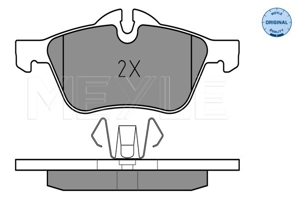 Set placute frana,frana disc 025 232 8118 MEYLE