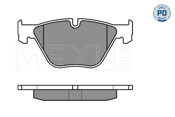 Set placute frana,frana disc 025 233 1320/PD MEYLE