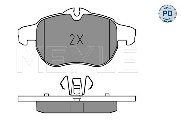 Set placute frana,frana disc 025 234 0220/PD MEYLE