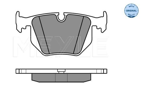 Set placute frana,frana disc 025 234 4717 MEYLE