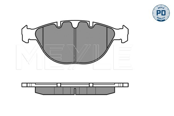 Set placute frana,frana disc 025 234 4821/PD MEYLE