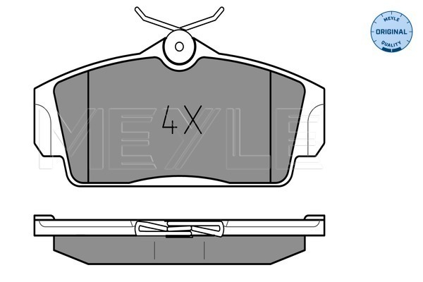 Set placute frana,frana disc 025 234 6316 MEYLE