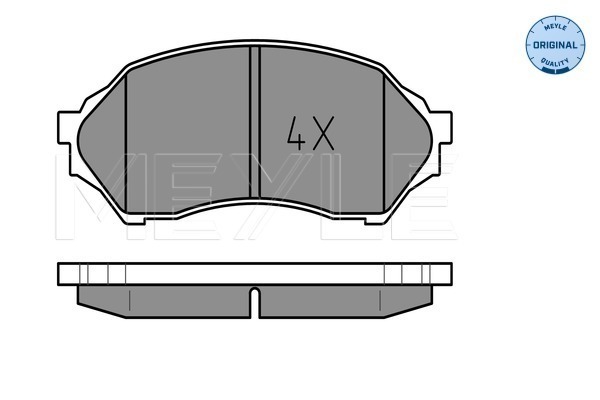 Set placute frana,frana disc 025 234 9016 MEYLE