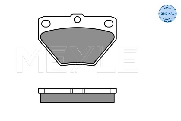 Set placute frana,frana disc 025 235 2114/W MEYLE