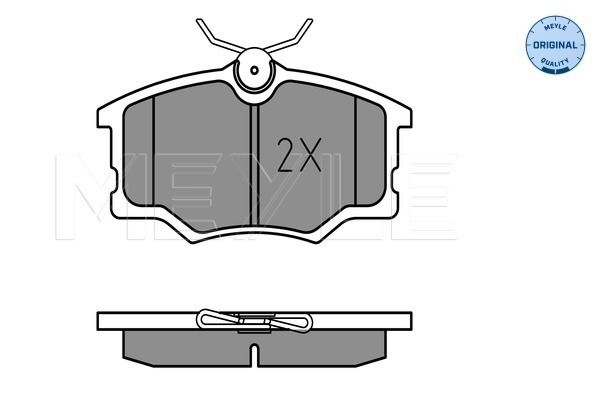 Set placute frana,frana disc 025 235 4616 MEYLE