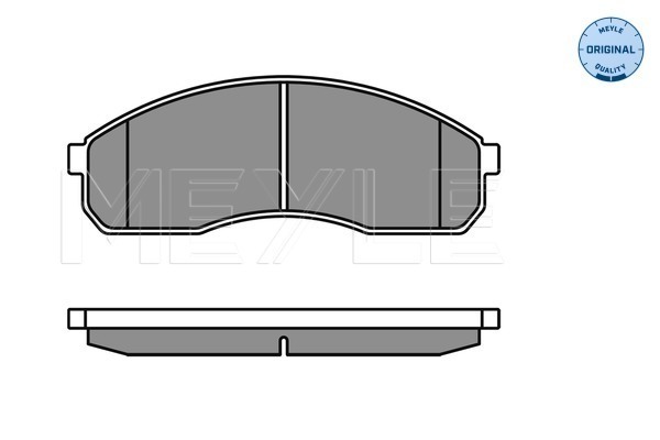 Set placute frana,frana disc 025 236 4916/W MEYLE