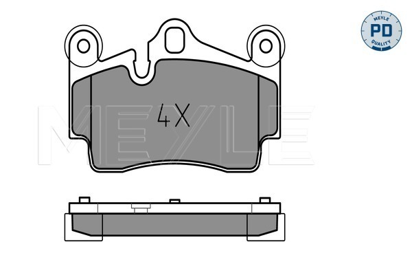 Set placute frana,frana disc 025 236 9417/PD MEYLE