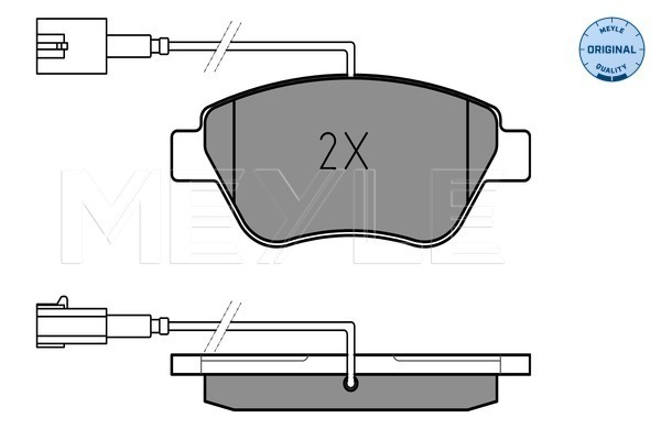 Set placute frana,frana disc 025 237 0617/W MEYLE