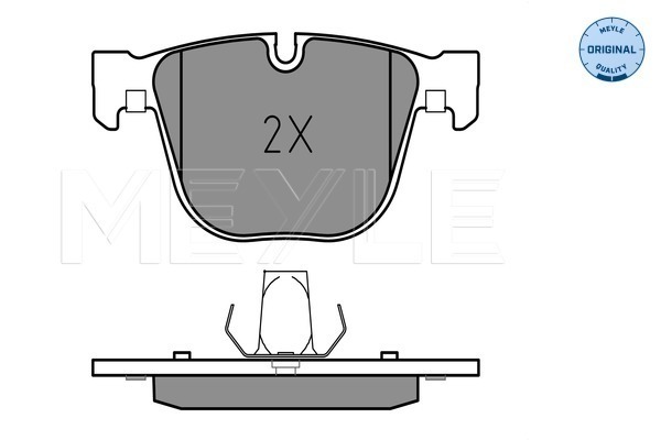 Set placute frana,frana disc 025 237 3116 MEYLE