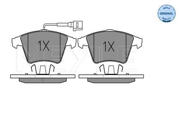 Set placute frana,frana disc 025 237 4619/W MEYLE