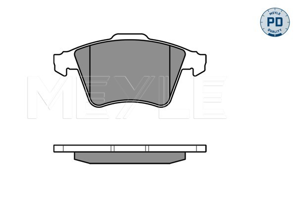 Set placute frana,frana disc 025 237 4919/PD MEYLE