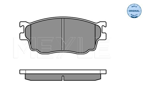 Set placute frana,frana disc 025 237 7716/W MEYLE