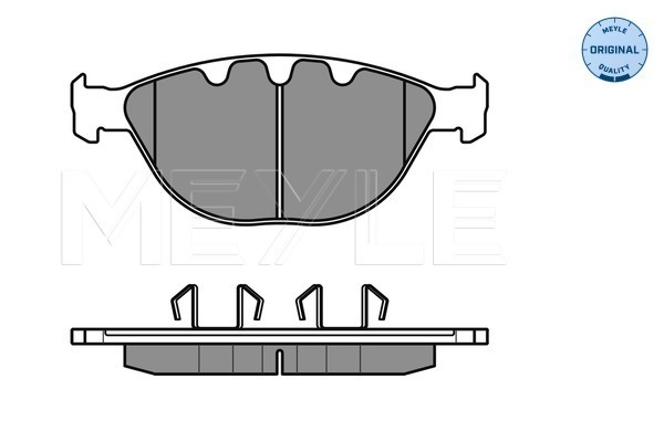 Set placute frana,frana disc 025 237 9120 MEYLE