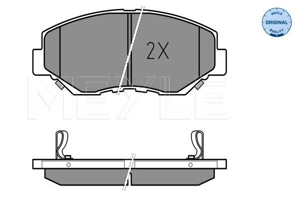 Set placute frana,frana disc 025 238 6817 MEYLE