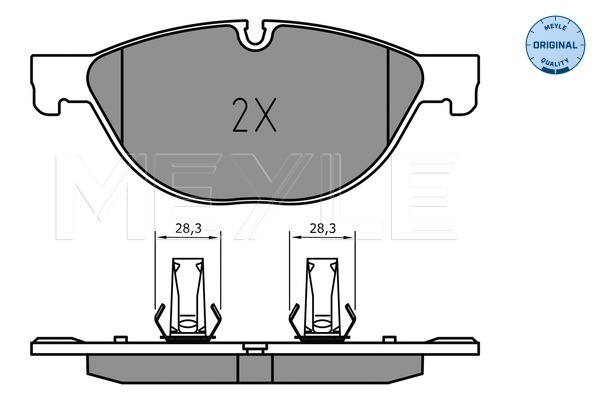 Set placute frana,frana disc 025 238 9518 MEYLE