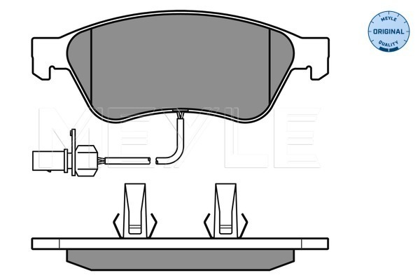 Set placute frana,frana disc 025 238 9620/W MEYLE