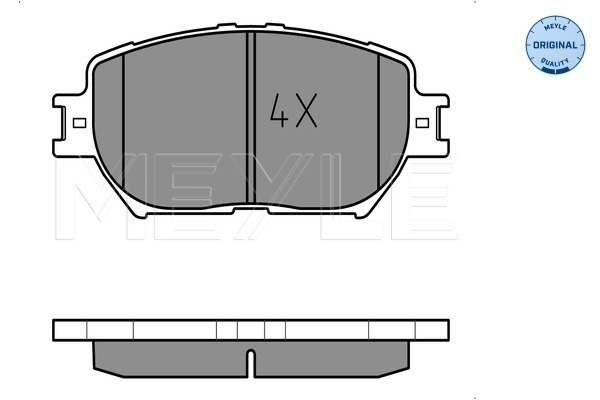 Set placute frana,frana disc 025 239 2817 MEYLE