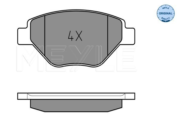 Set placute frana,frana disc 025 239 3418 MEYLE