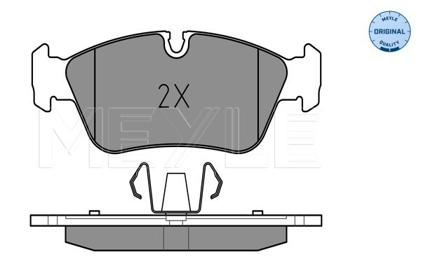 Set placute frana,frana disc 025 239 3517 MEYLE