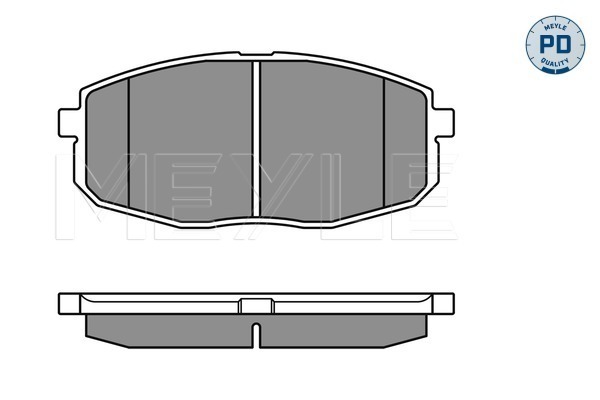 Set placute frana,frana disc 025 239 6617/PD MEYLE