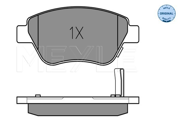 Set placute frana,frana disc 025 239 8217/W MEYLE