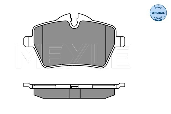 Set placute frana,frana disc 025 239 8418 MEYLE