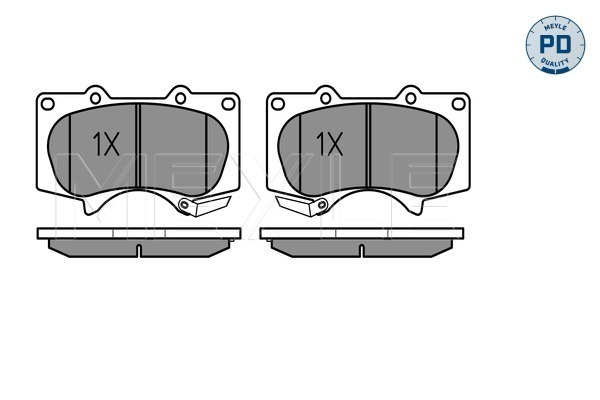 Set placute frana,frana disc 025 240 2417/PD MEYLE