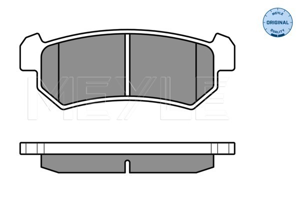 Set placute frana,frana disc 025 240 7114 MEYLE