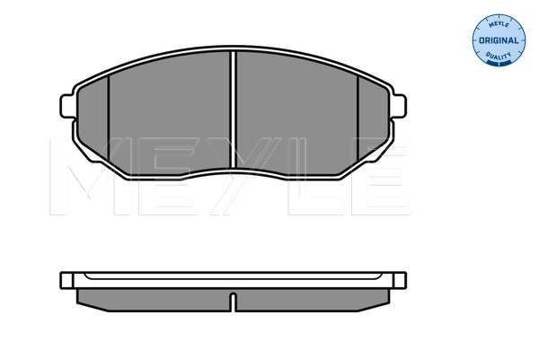 Set placute frana,frana disc 025 240 9217/W MEYLE