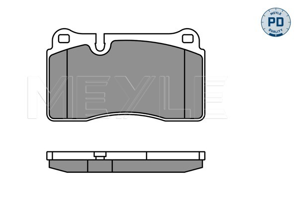 Set placute frana,frana disc 025 240 9817/PD MEYLE