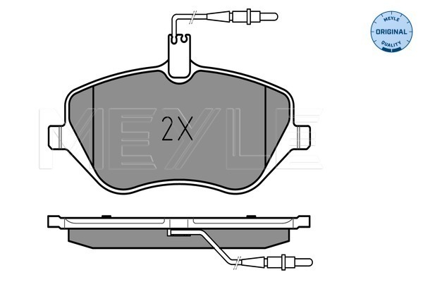 Set placute frana,frana disc 025 241 3317/W MEYLE