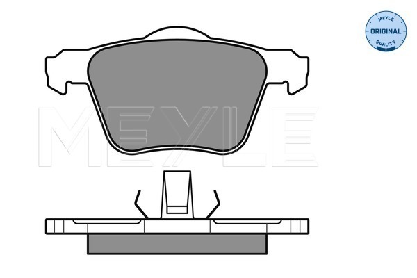 Set placute frana,frana disc 025 241 4119 MEYLE