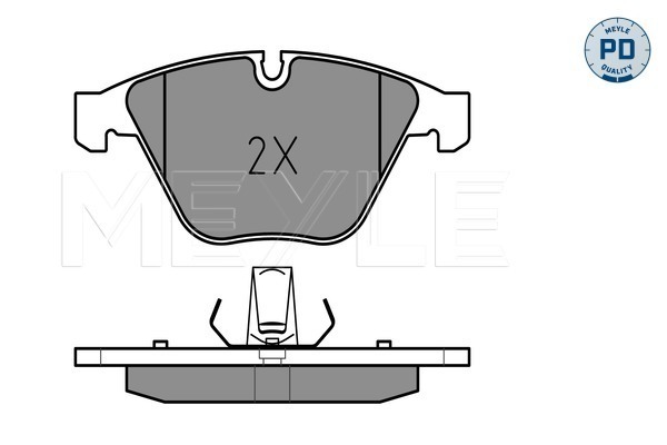 Set placute frana,frana disc 025 241 6120/PD MEYLE