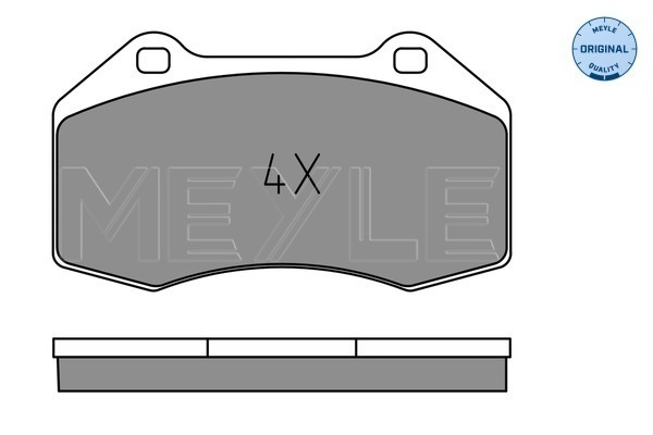 Set placute frana,frana disc 025 241 6215 MEYLE