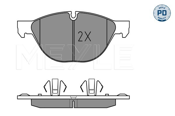 Set placute frana,frana disc 025 241 7219/PD MEYLE