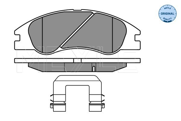 Set placute frana,frana disc 025 242 1817/W MEYLE