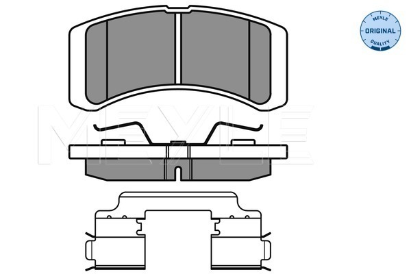 Set placute frana,frana disc 025 242 2914/W MEYLE