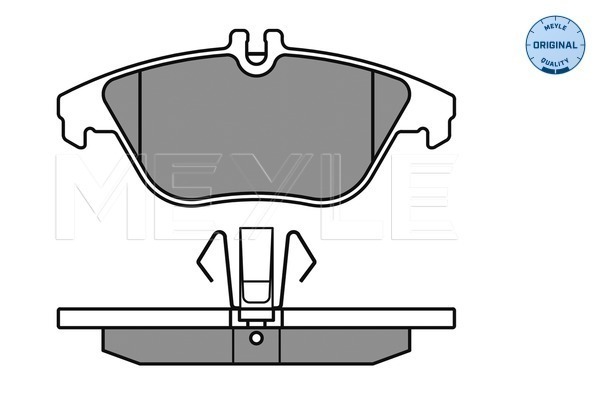 Set placute frana,frana disc 025 242 5317 MEYLE