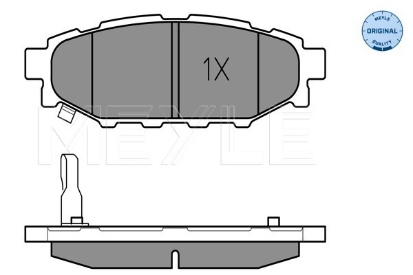 Set placute frana,frana disc 025 242 7114/W MEYLE