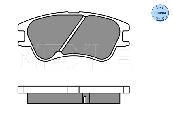 Set placute frana,frana disc 025 242 7713/W MEYLE