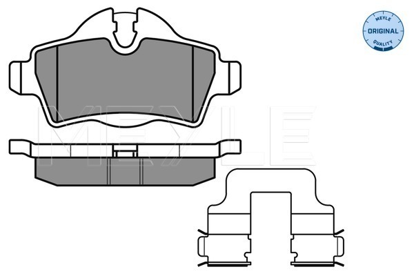 Set placute frana,frana disc 025 242 8917 MEYLE