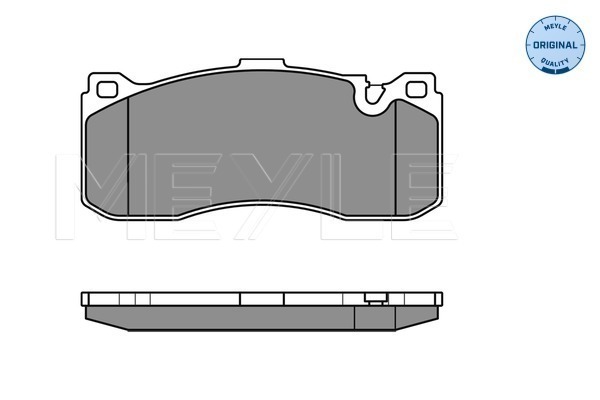 Set placute frana,frana disc 025 243 1617 MEYLE