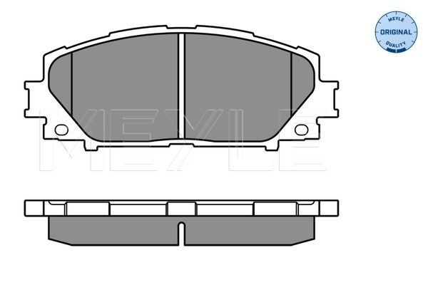 Set placute frana,frana disc 025 243 4717 MEYLE