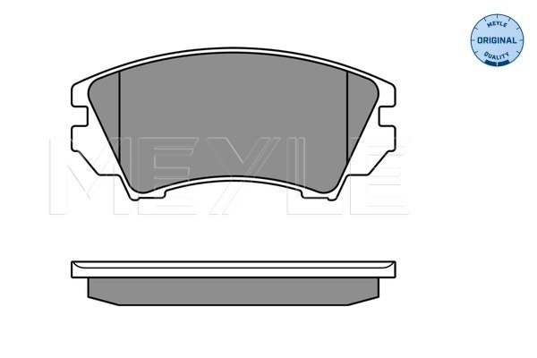 Set placute frana,frana disc 025 244 1219/W MEYLE