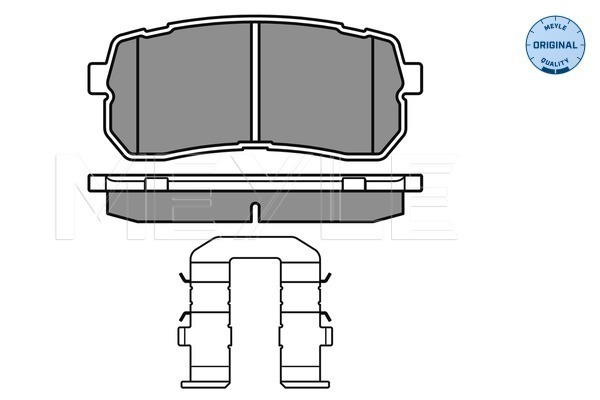 Set placute frana,frana disc 025 245 5915/W MEYLE