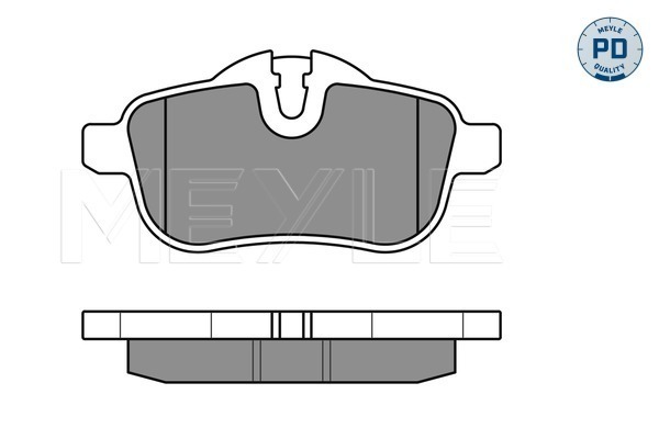 Set placute frana,frana disc 025 245 5918/PD MEYLE