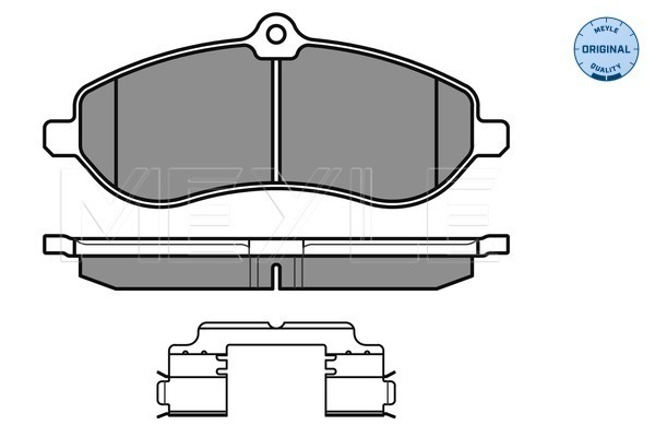 Set placute frana,frana disc 025 245 9518/W MEYLE