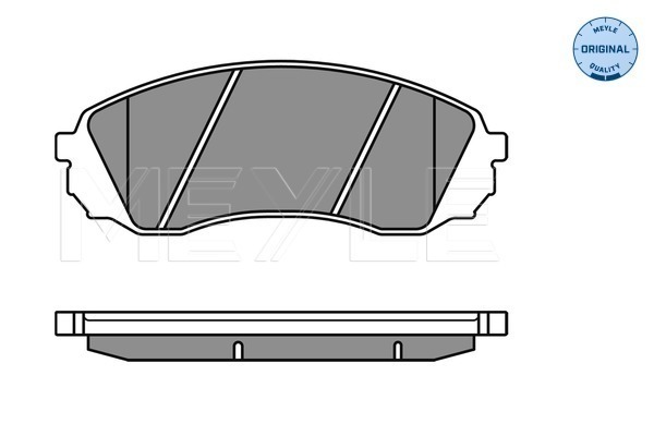 Set placute frana,frana disc 025 245 9717/W MEYLE