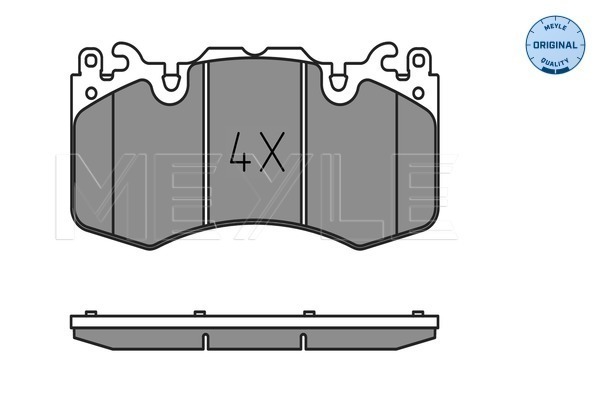 Set placute frana,frana disc 025 246 5916 MEYLE