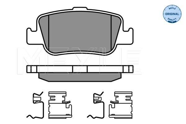 Set placute frana,frana disc 025 246 6415/W MEYLE